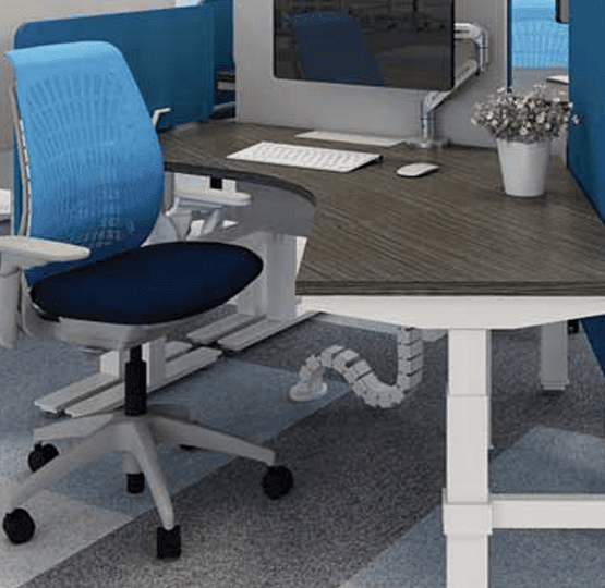 L - Shape Table LSD -17 - Philippine Workspace Solutions: Sleek